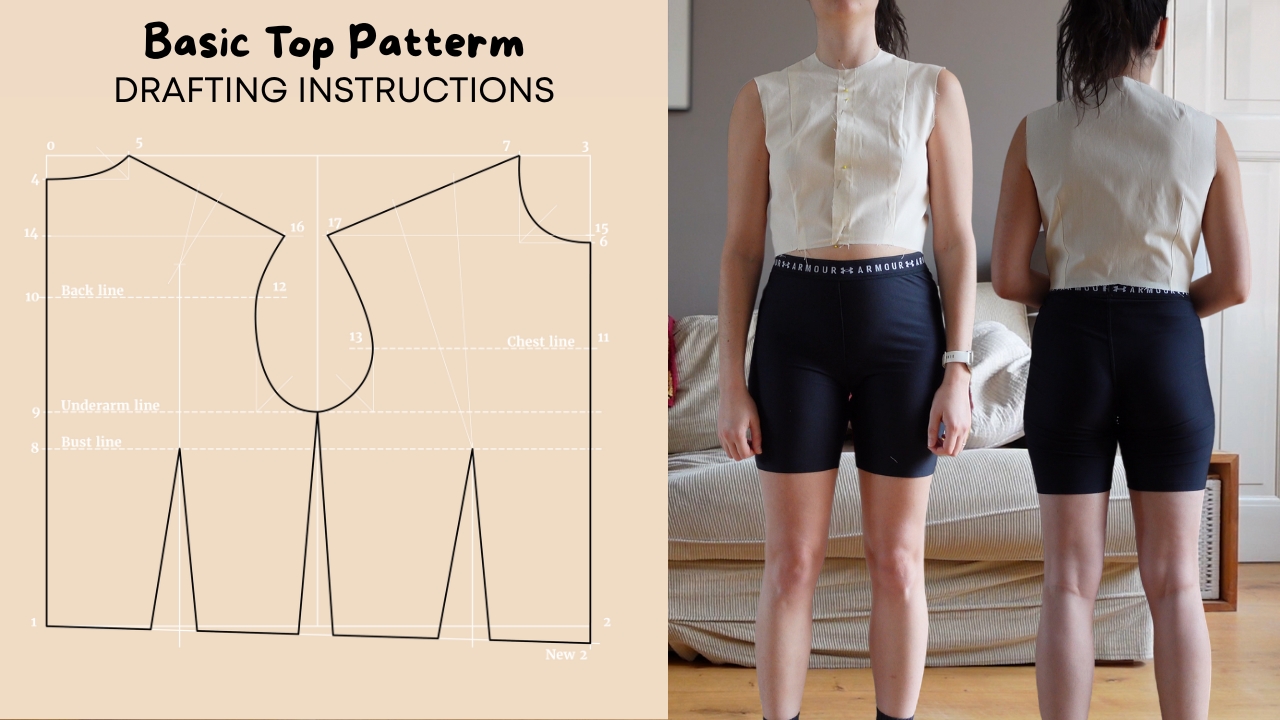 Drafting Instructions – Basic Top Pattern