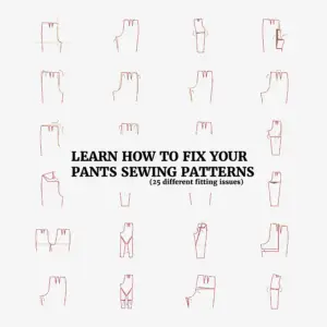 Trousers Fitting Issues - Cheat Sheet